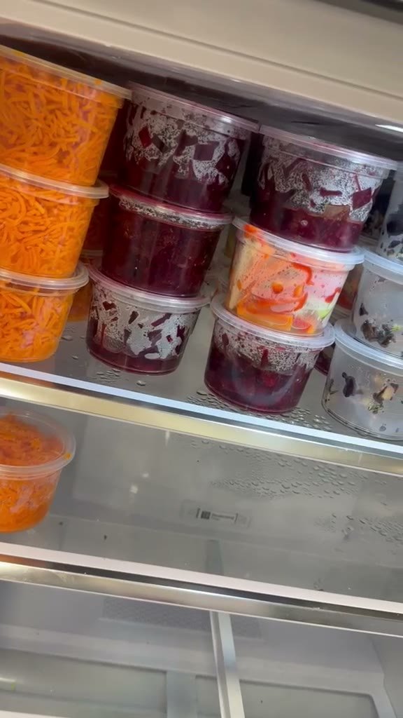 Les portions emballées, prêtes à partir